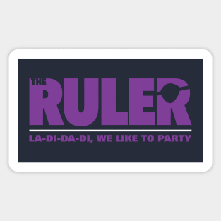 THE RULER Sticker